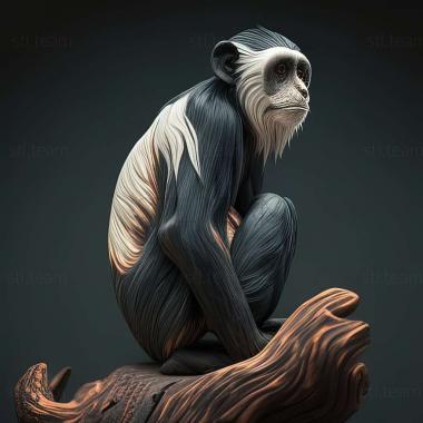 3D model Piliocolobus oustaleti (STL)